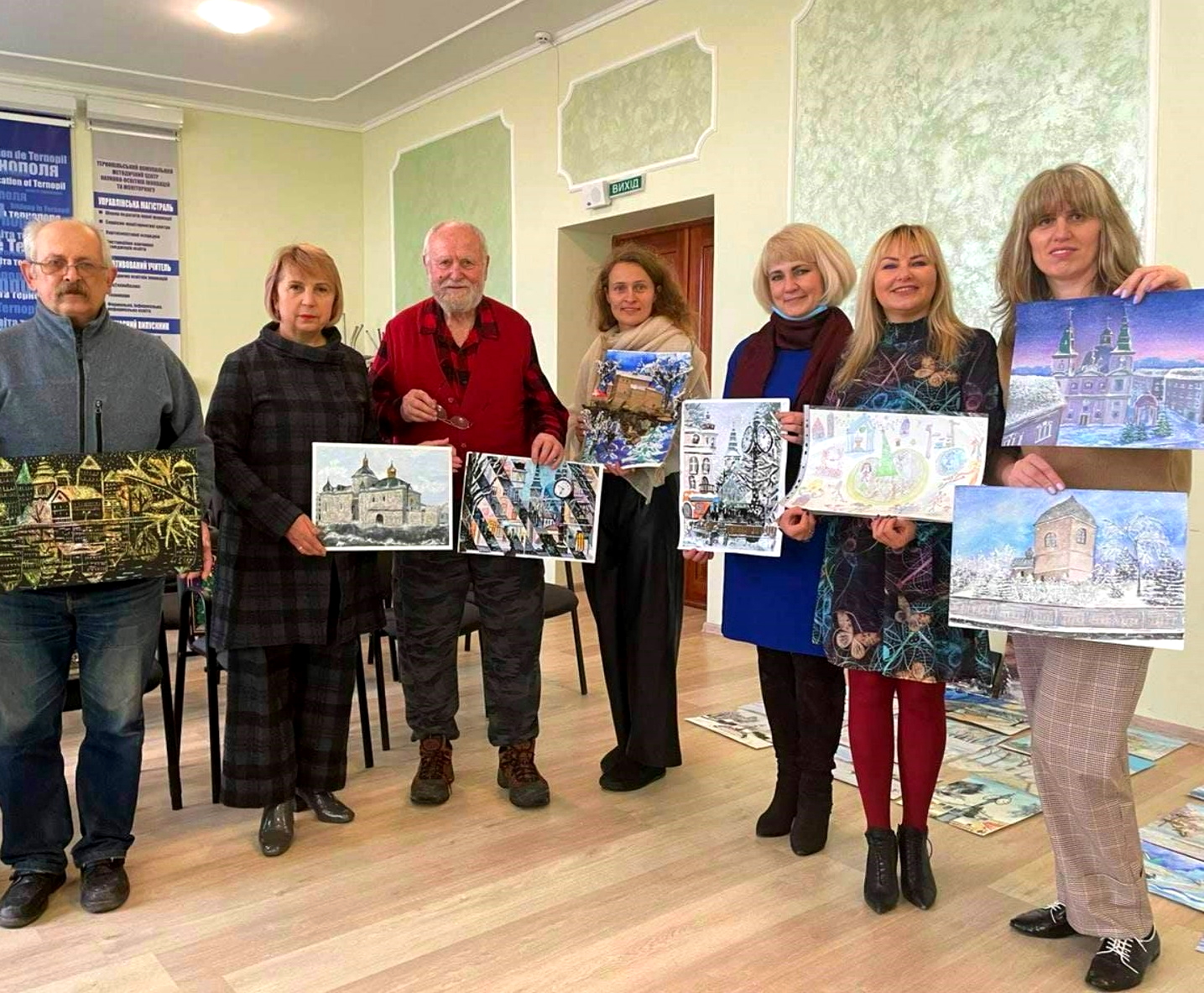 Визначено переможців конкурсу малюнків «Зимовий Тернопіль», участь у якому прийняли близько 300 осіб