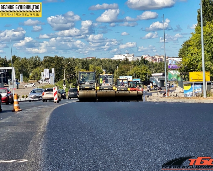 Тривають роботи з поточного середнього ремонту дороги в обхід м. Тернополя