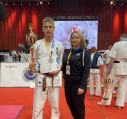 Тернополянин Тарас Якимець виборов «срібло» на всеукраїнському турнірі з кіокушин-кай карате