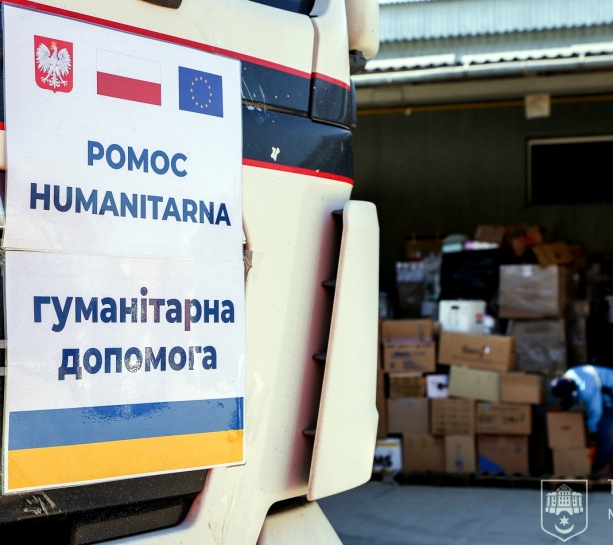 У Тернопіль прибула гуманітарна допомога з міста-партнера Плонськ (Польща)