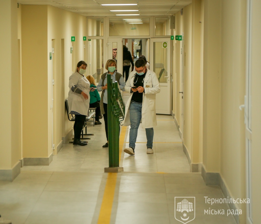 У Тернопільській міській лікарні № 2 завершилися роботи першої черги реконструкції приймального відділення