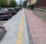 У Тернополі тривають роботи зі створення безпечного маршруту в рамках проєкту «Рух без бар’єрів»