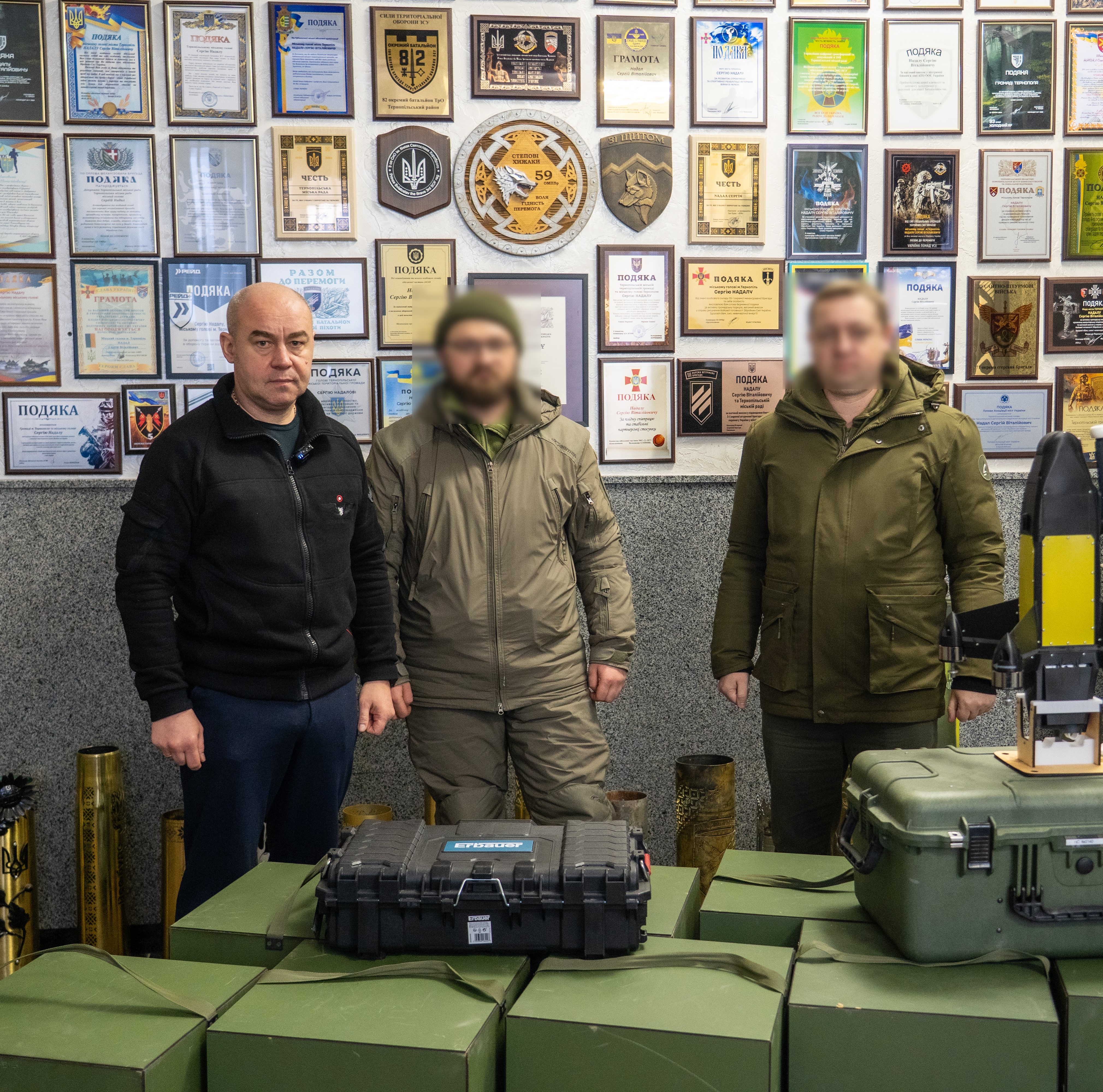 Сергій Надал передав безпілотні авіаційні комплекси військовослужбовцям «Повітряного командування «Захід»»