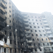 У постраждалому будинку на вулиці 15 Квітня, 31 відновлюють комунікації та ліфт