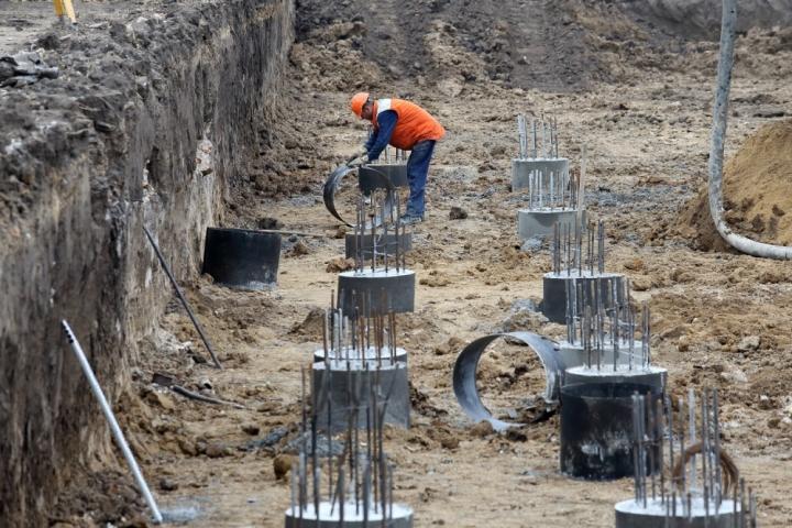 На проспекті Злуки розпочалося будівництво нового багатофункціонального комплексу «Палац Спорту»
