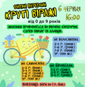 6 червня у Тернополі відбудуться дитячі перегони «Круті віражі»