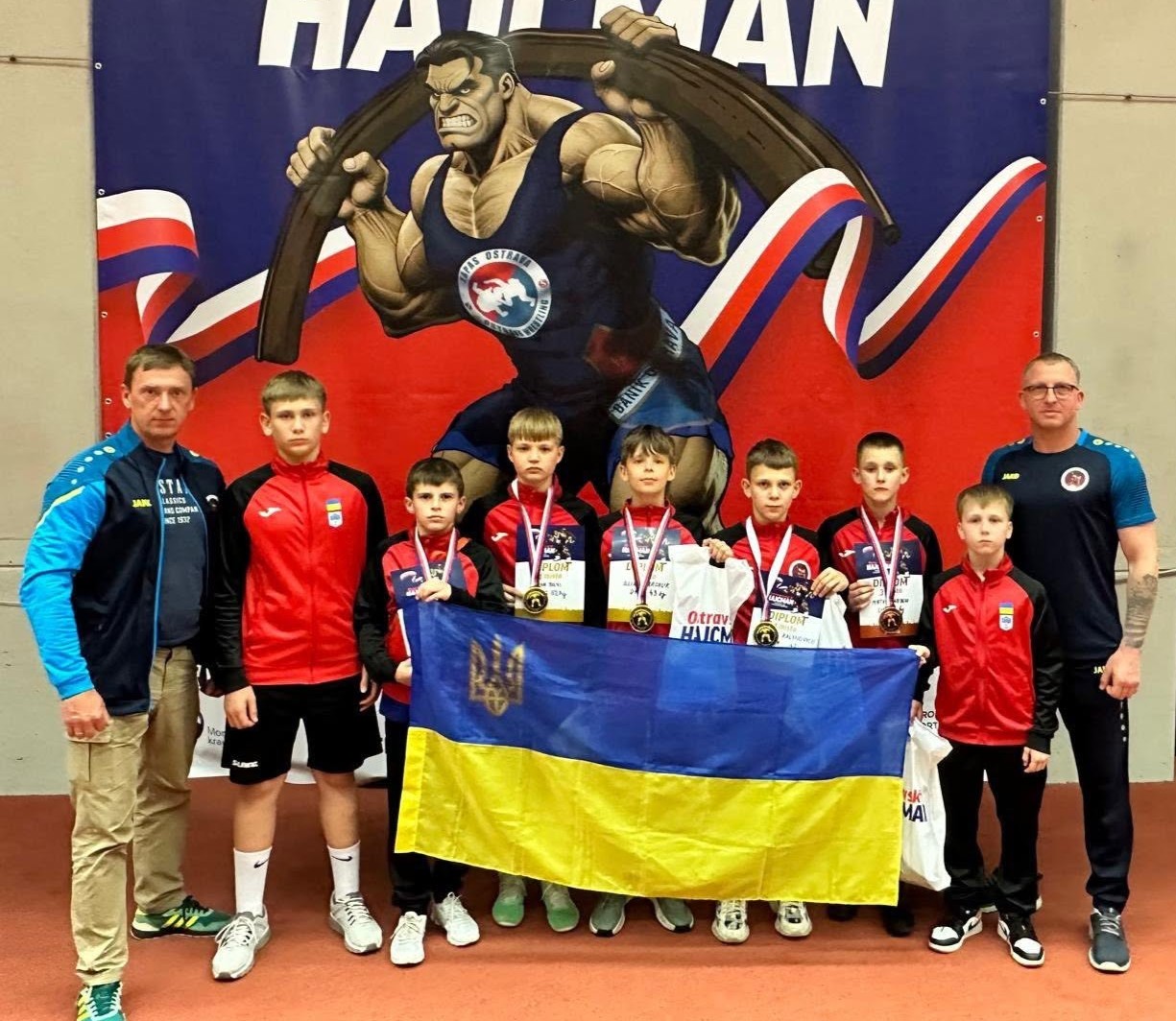 Тернопільські борці вибороли п’ять медалей на міжнародному турнірі в Чехії