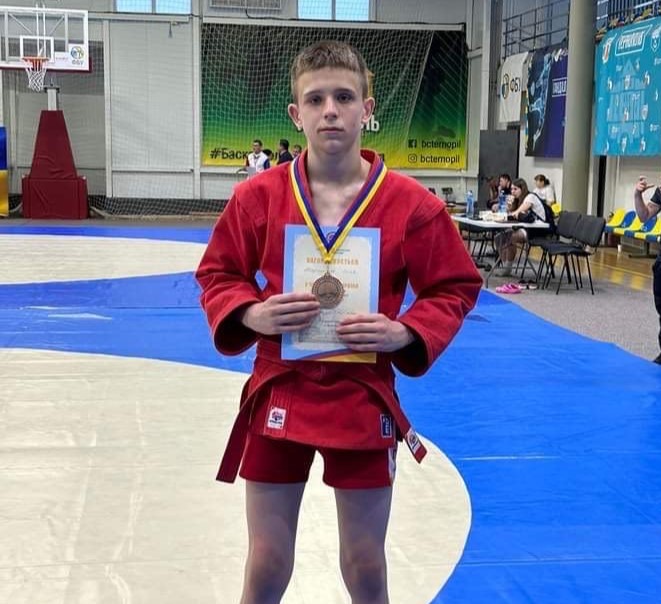 Тернополянин Ілля Маршалок - бронзовий призер чемпіонату України з боротьби самбо