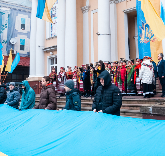 У Тернополі відбулася акція «Єднання» з нагоди Дня Соборності України