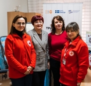 У Тернополі для кімнати кризового реагування передали допомогу від Червоного Хреста