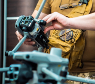 Міський голова Сергій Надал передав три квадрокоптери DJI Matrice 4T для бійців 83-го батальйону