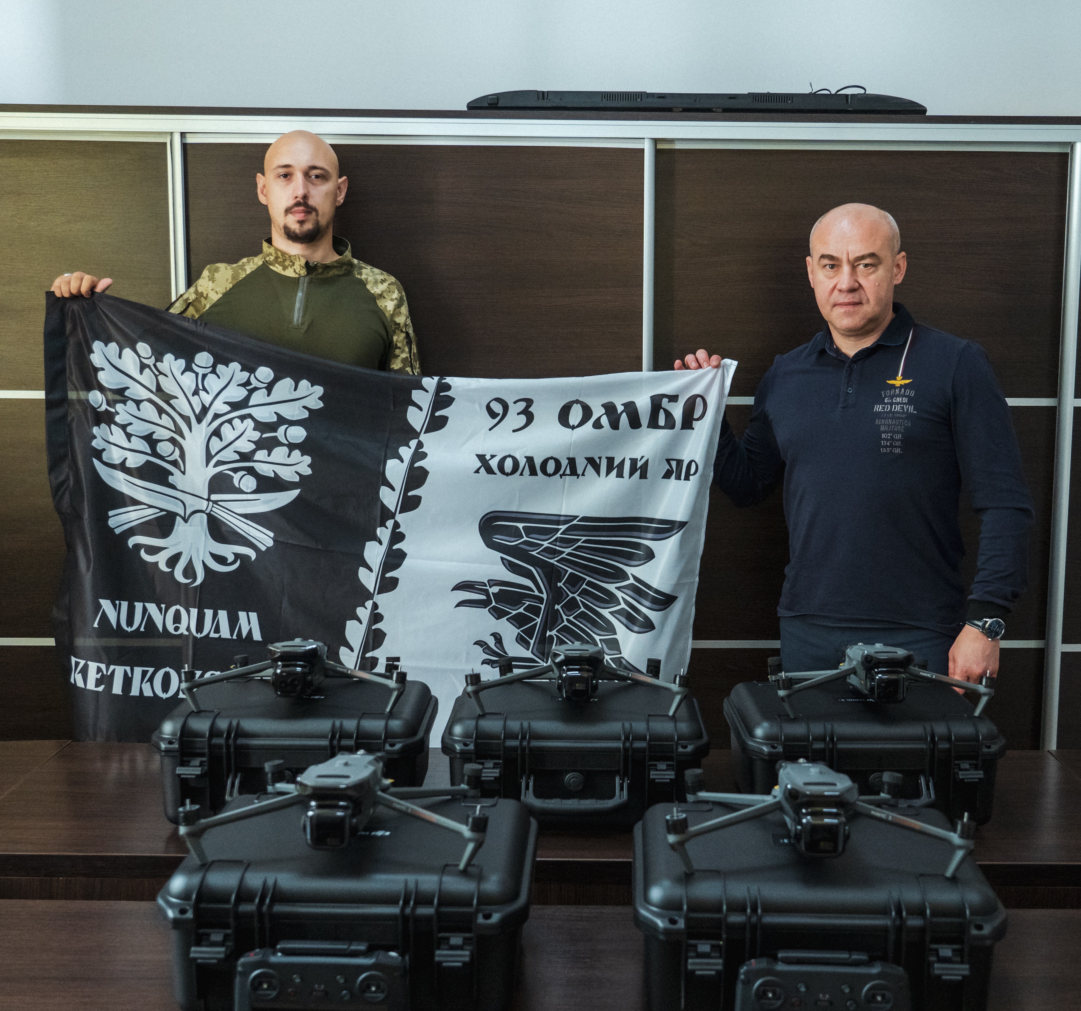 Тернопільська міська рада передала для захисників ще п’ять квадрокоптерів Mavic