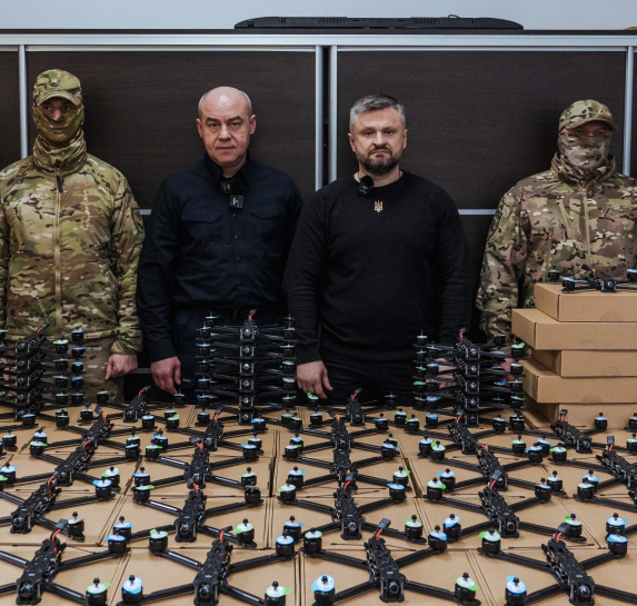Тернопіль передав 50 FPV дронів для спецпідрозділу управління Національної поліції