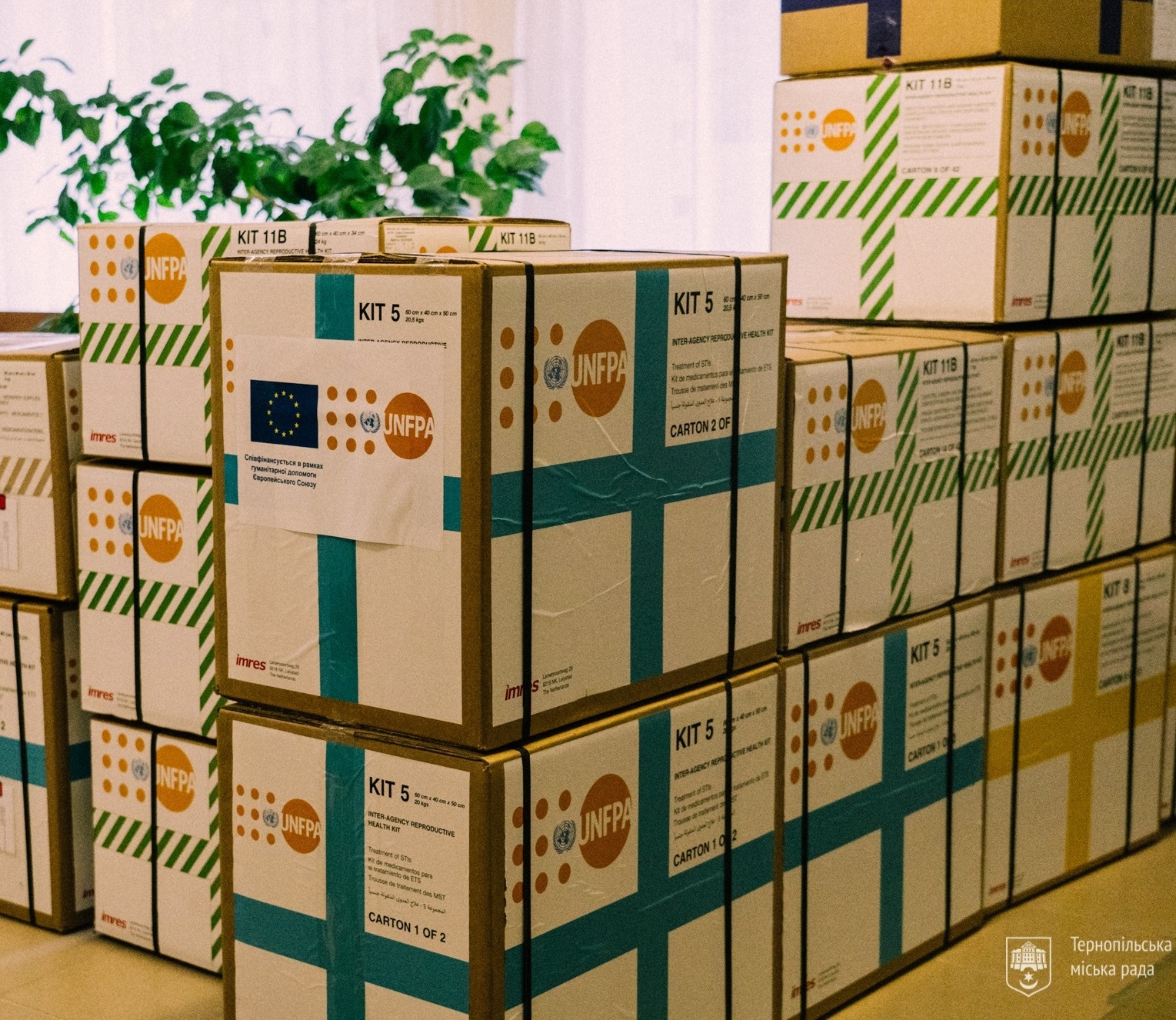 Для перинатального центру міської лікарні №2 від Фонду ООН у галузі народонаселення передано медичні товари