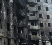 По 50 тисяч гривень отримають власники 12 квартир, чиї помешкання згоріли під час ракетної атаки