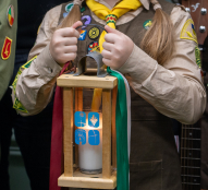 Пластуни передали Вифлеємський вогонь миру Тернопільській громаді