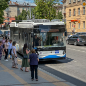 У Тернополі на маршрути виїхали п’ять нових тролейбусів «Електрон»