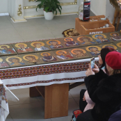 Освятили ікони для захисників, створені учасницями проєкту «Доступна спадщина» у Тернополі