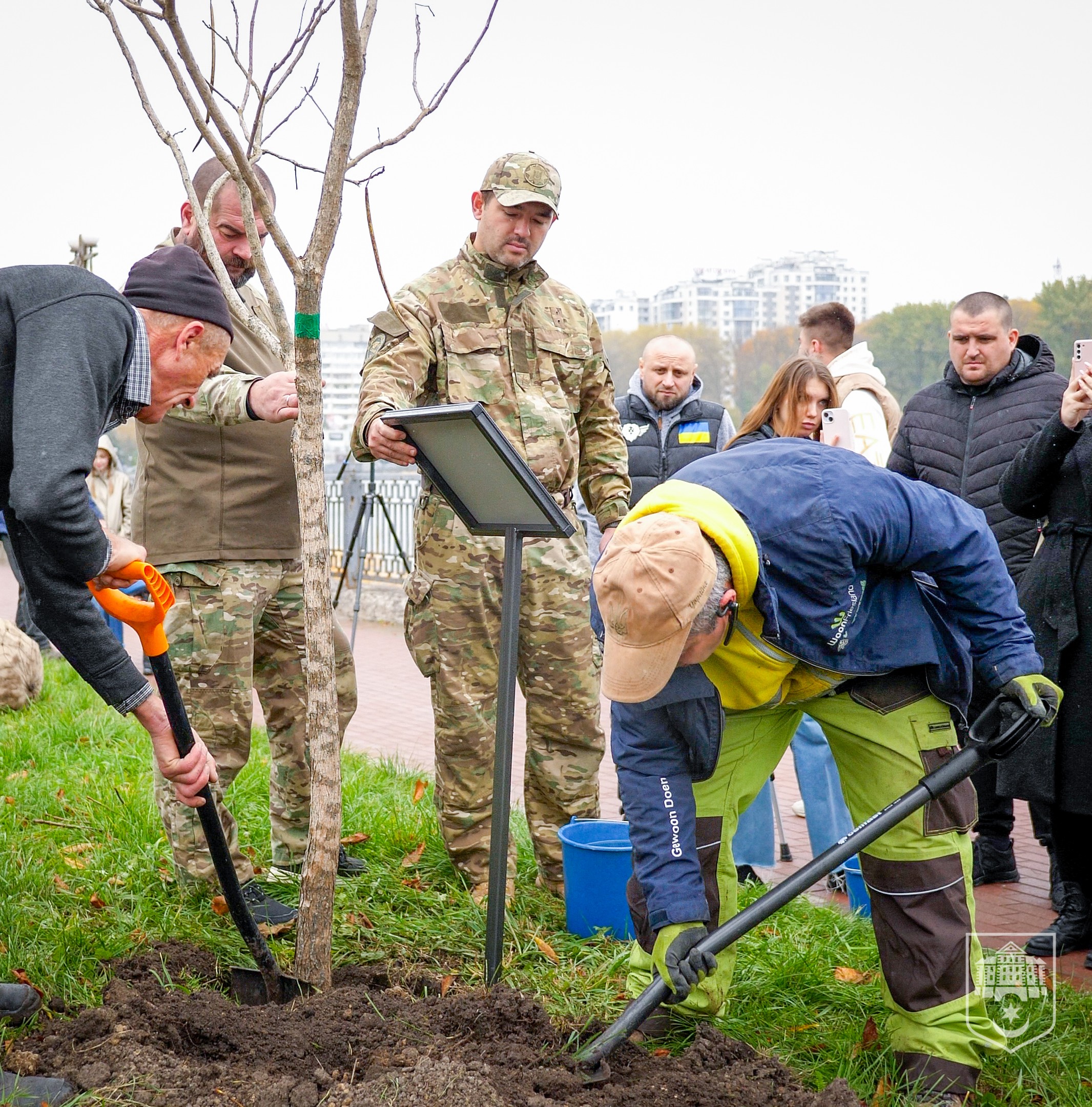 У Тернополі висадили ще 29 дерев в рамках акції «Підтримай ЗСУ - посади іменне дерево»