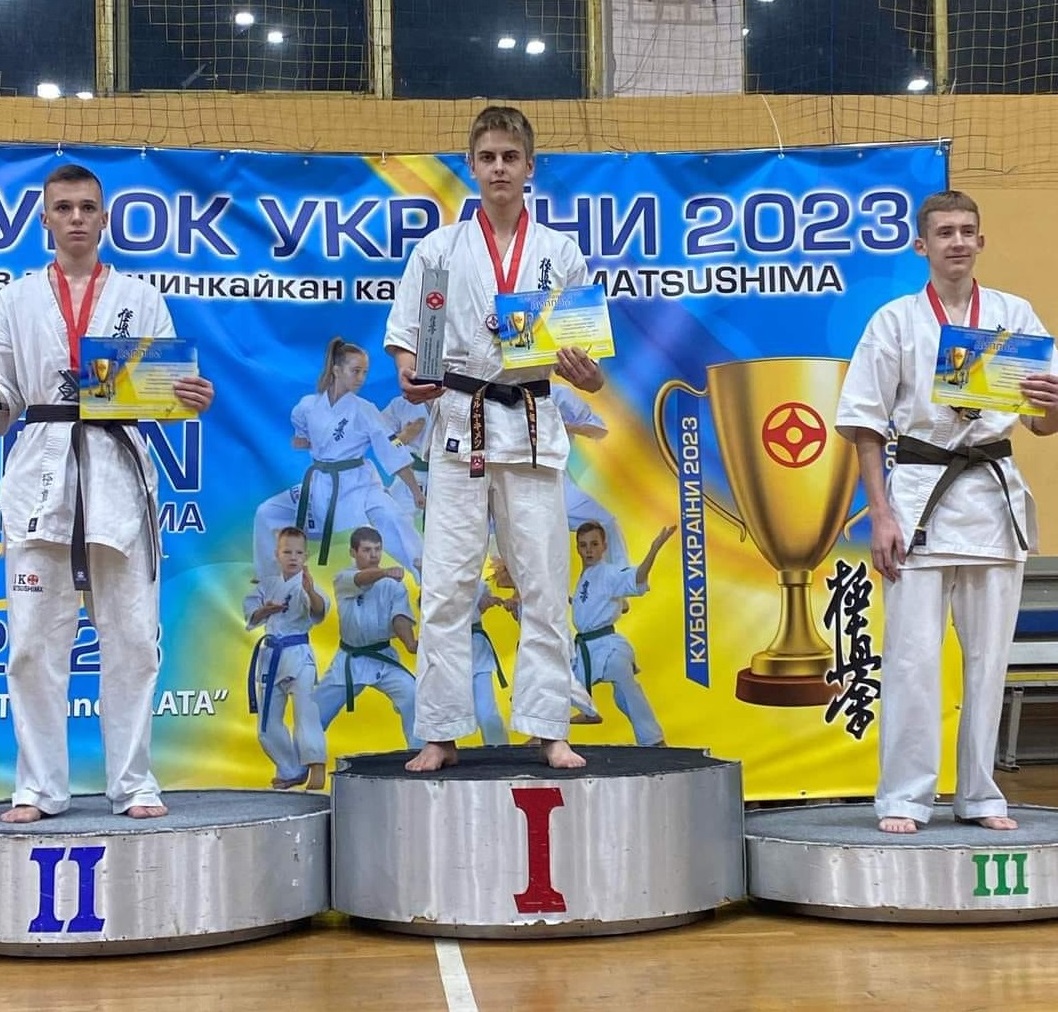 Тернополянин Тарас Якимець здобув Кубок України на змаганнях з кіокушинкайкан карате