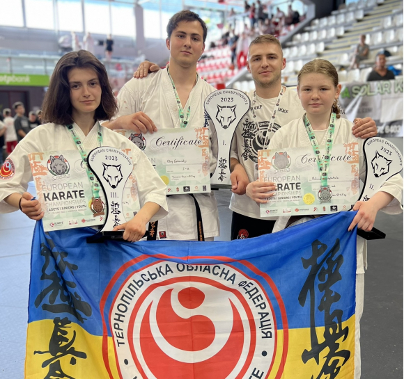 Тернополяни стали чемпіонами та призерами Європи з кіокушинкай карате