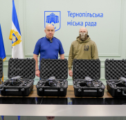 Сергій Надал передав військовослужбовцям 24-ї бригади ім. короля Данила шість квадрокоптерів DJI Mavic