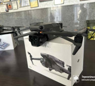 З Тернополя для потреб військовослужбовців 156 ОМБр передали чотири квадрокоптери DJ Mavic 3 Рro