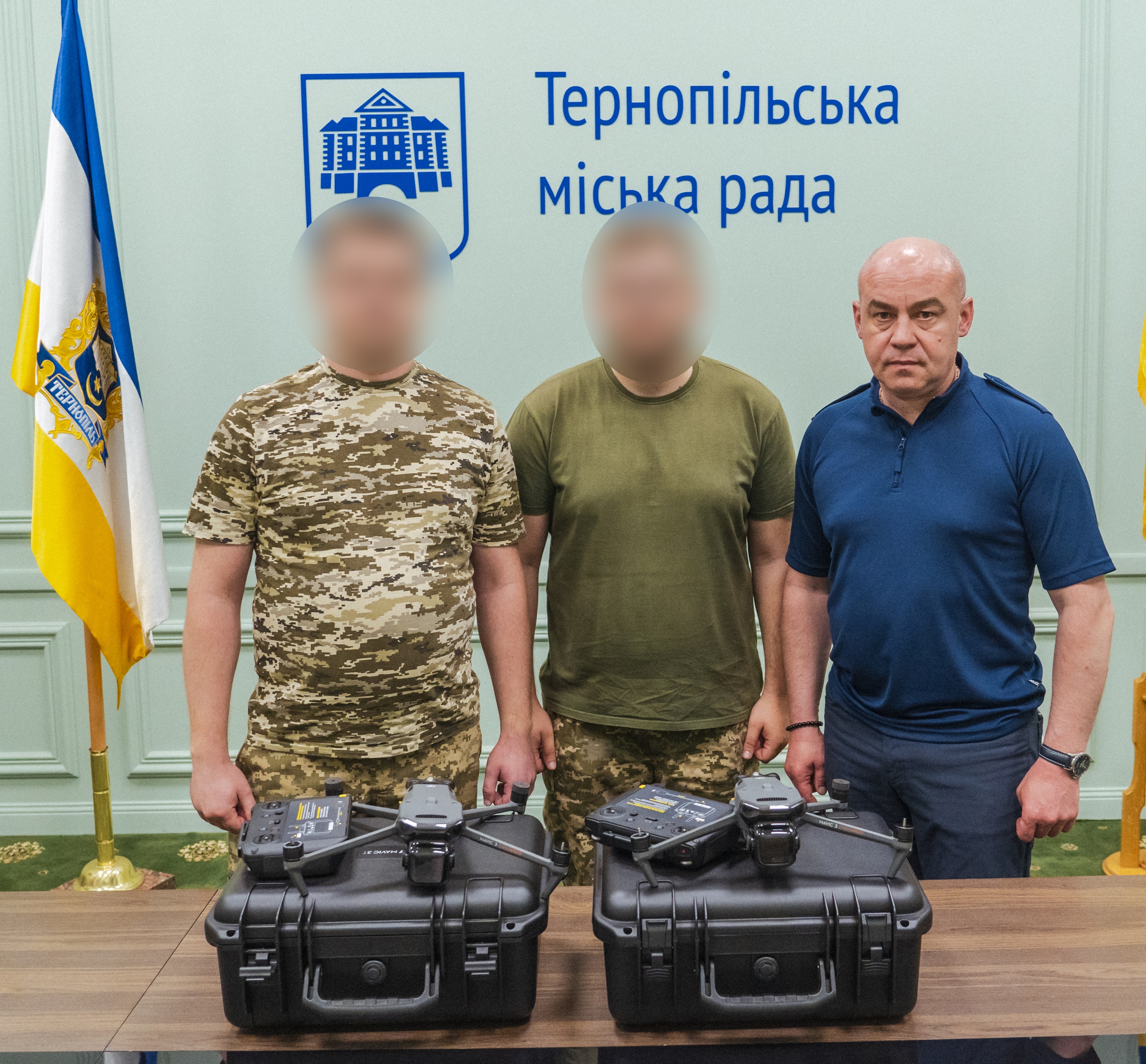 Тернопільському батальйону передали два квадрокоптери Mavic 3 Thermal