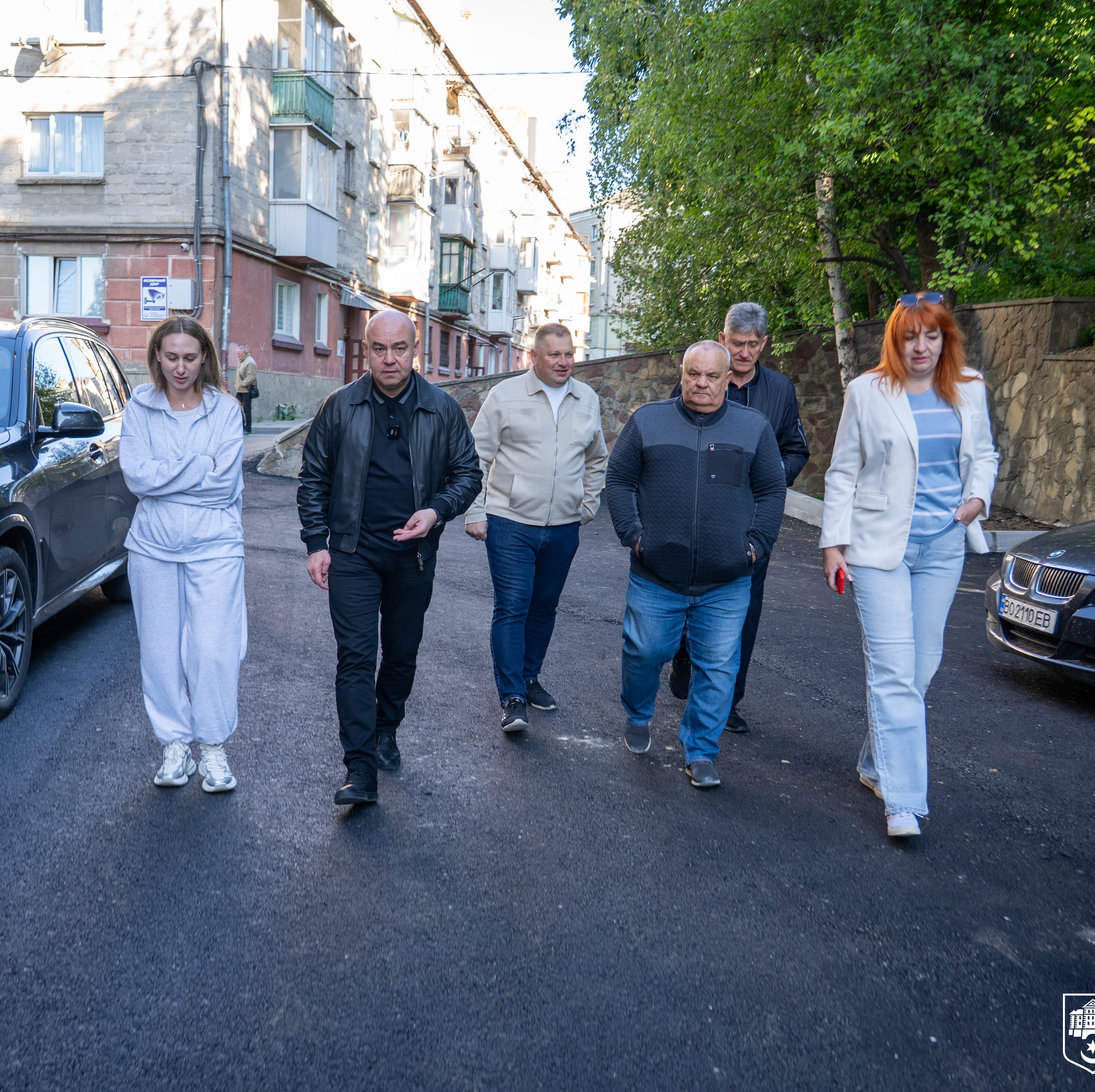 Міський голова Тернополя Сергій Надал оглянув відремонтований двір на вул. Старий Поділ, 20
