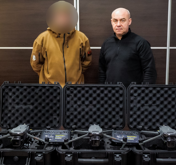 Тернопільська міська рада передала для захисників на передову ще три квадрокоптери DJI Mavic 3T