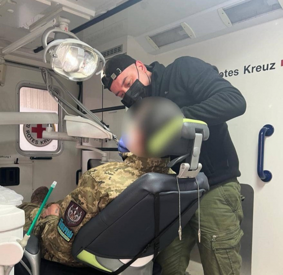 Понад 170 захисників отримали безкоштовну стоматологічну допомогу на передовій