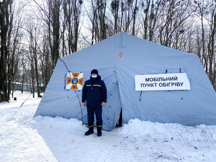У Тернополі працюють декілька мобільних пунктів обігріву