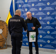 Сергій Надал привітав та нагородив тернопільських патрульних з нагоди 10-річчя служби