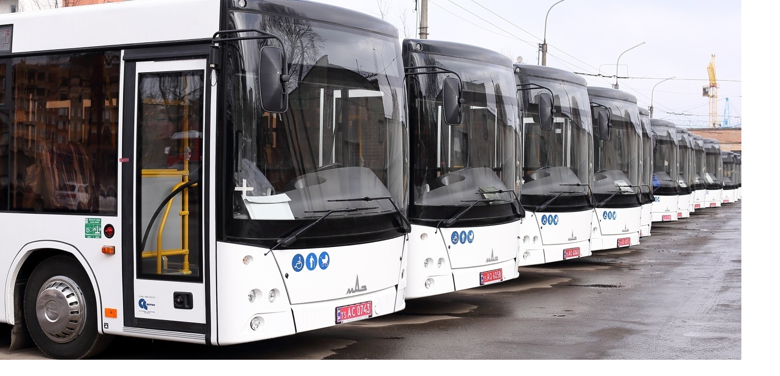 До Тернополя прибуло 20 нових низькопідлогових автобусів