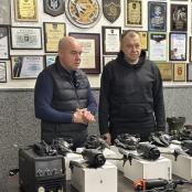 Міський голова Сергій Надал передав техніку для 434-го батальйону безпілотних систем