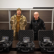 Сергій Надал передав для потреб 110-ї ОМБр три квадрокоптери DJI Mavic 3T