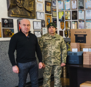 Сергій Надал передав для бійців 105-ї бригади EcoFlow та маршрутизатори