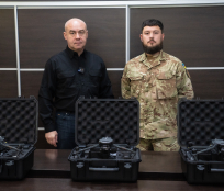 З Тернополя для морських піхотинців передали три квадрокоптери DJI Mavic 3T