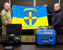Сергій Надал передав військовим 144-ої бригади обладнання на понад 240 тисяч гривень
