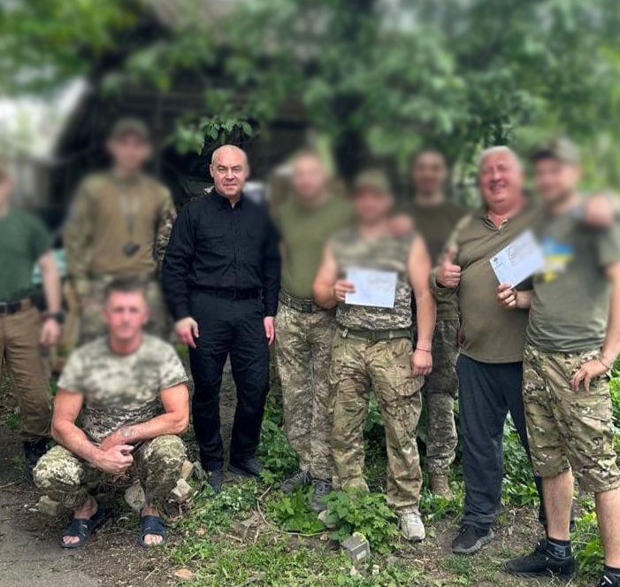 Міський голова Сергій Надал вирушив до захисників на фронт 