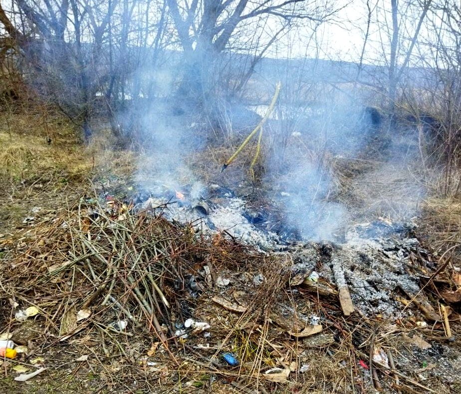 За спалювання сухої рослинності мешканець Тернопільської громади заплатить штраф у розмірі 3060 грн