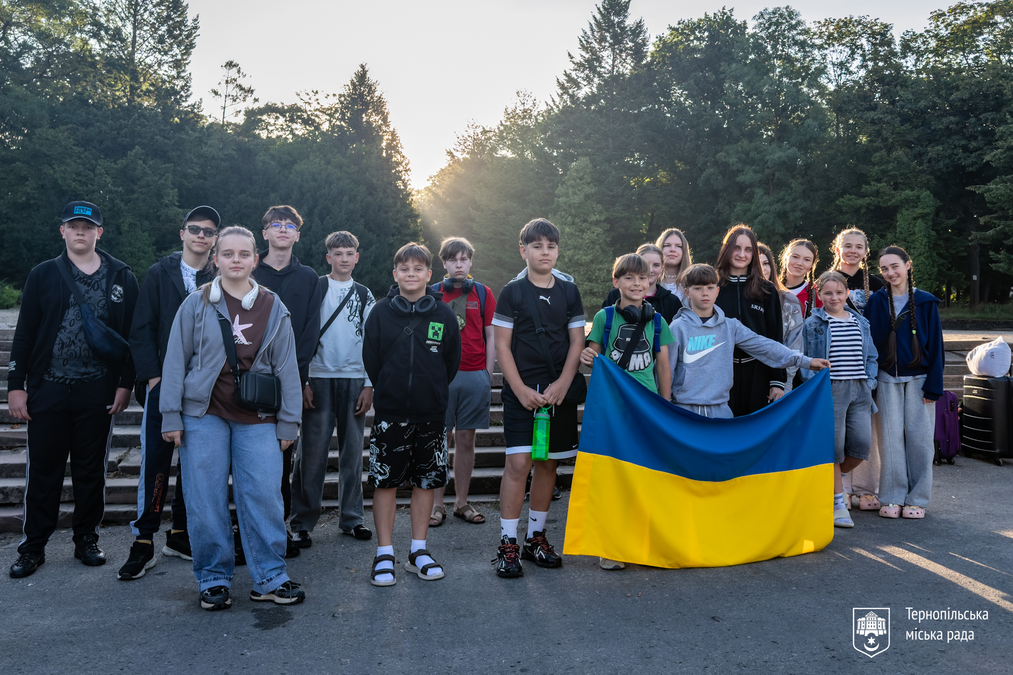 Діти військовослужбовців та загиблих Героїв з Тернополя вирушили на відпочинок до Литви
