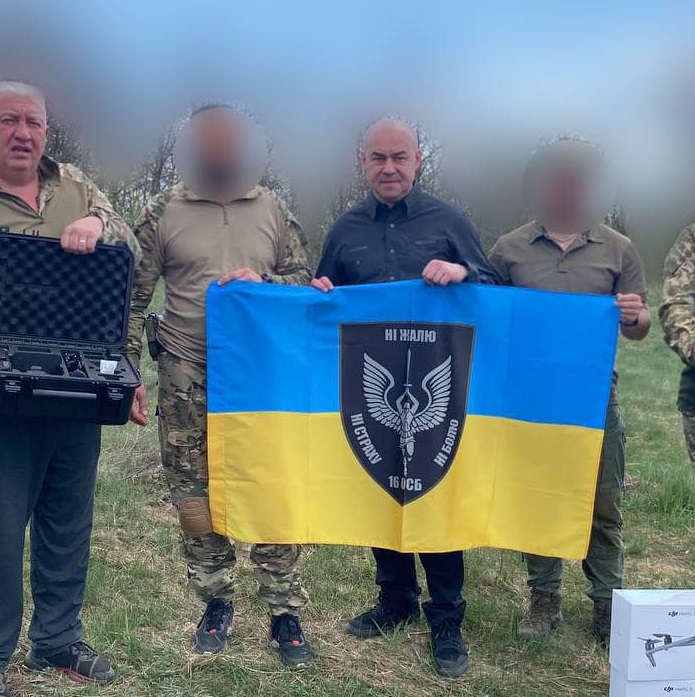 Міський голова Сергій Надал відвідав військових на фронті