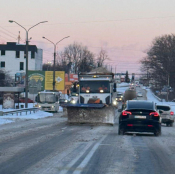 Оперативна інформація про прибирання доріг у Тернополі станом на 16:30 год