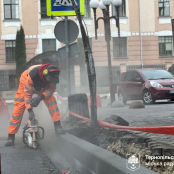 У Тернополі тривають роботи з благоустрою та покращення безбар’єрності міського простору