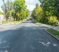 У Тернополі завершили ремонт дорожнього покриття вулиці Андрія Сахарова