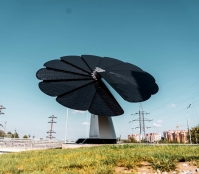 У Тернополі встановили першу в Україні інноваційну сонячну енергетичну систему SmartFlower