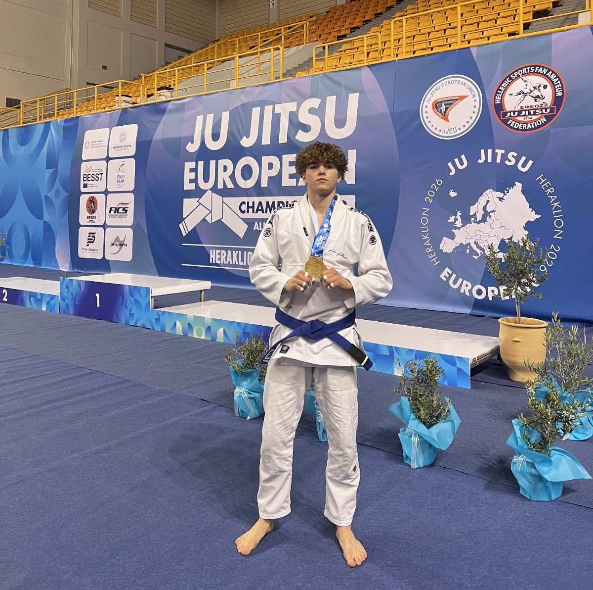 Тернополянин Олександр Чебанов став чемпіоном Європи з джиу-джитсу