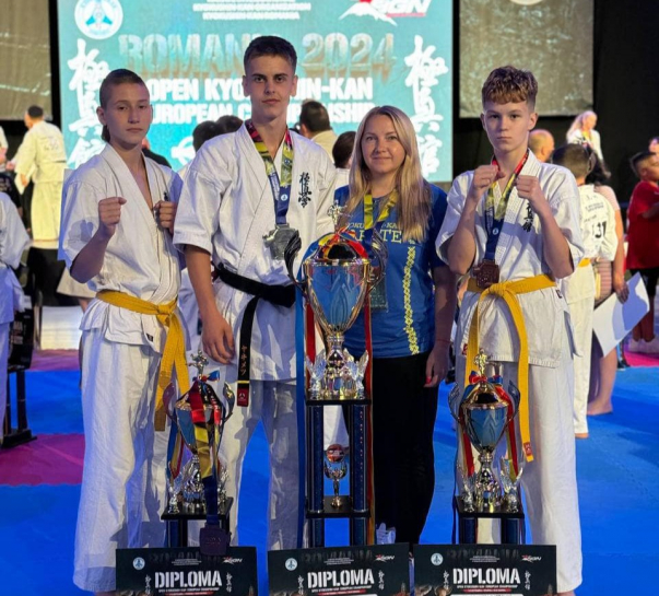 Тернопільські спортсмени здобули призові місця на чемпіонаті Європи з Кіокушин - кан Карате-до