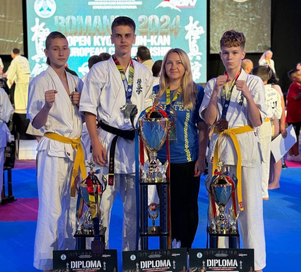 Тернопільські спортсмени здобули призові місця на чемпіонаті Європи з Кіокушин - кан Карате-до
